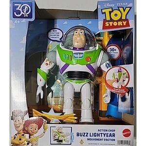 Disney Pixar Toy Story Action-Chop Buzz Lightyear Toy Mattel 30+ Sounds Phrases